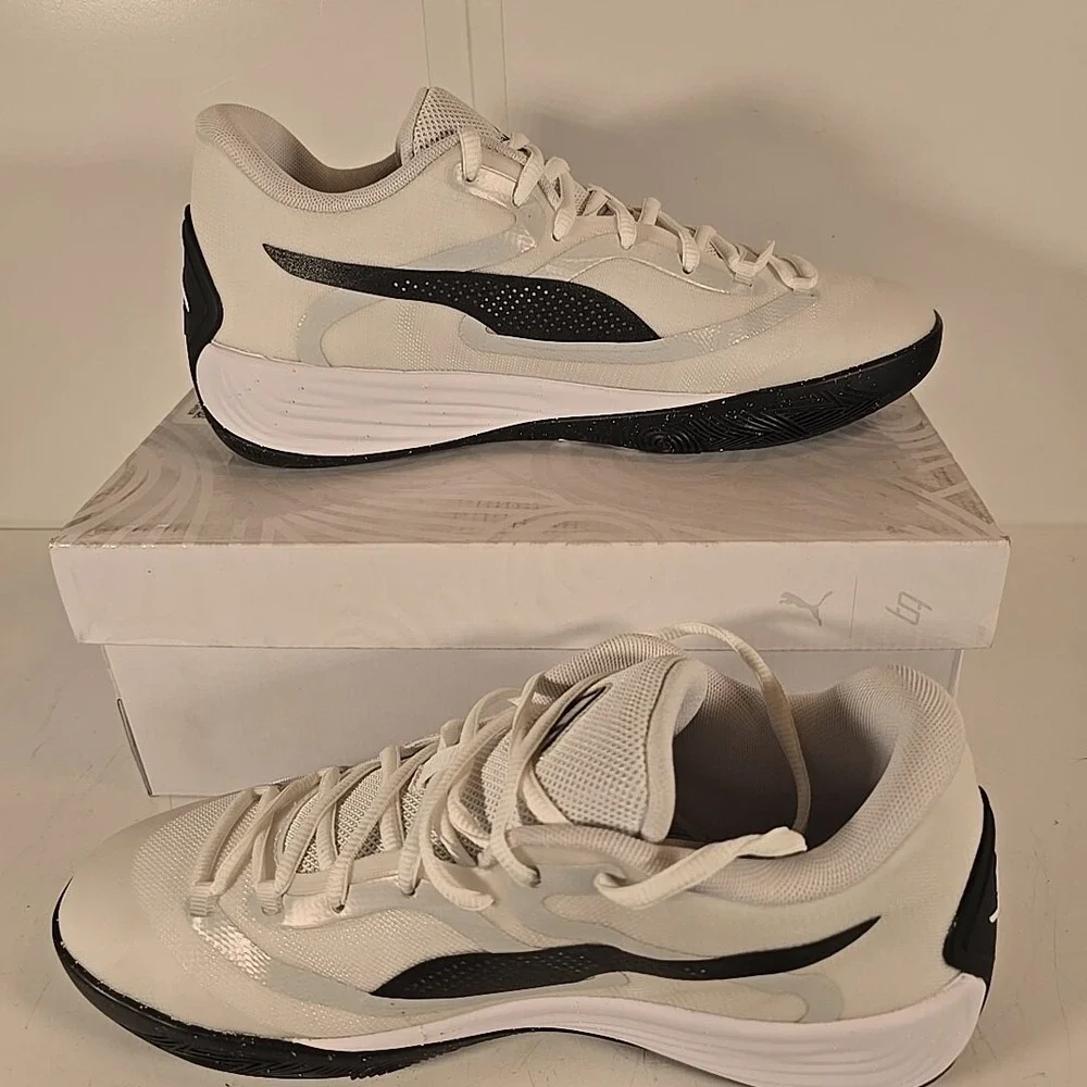 Puma Stewie 2 Team Basketball  Womens Sz 9 White Sneaker Athletic Shoes 37908202